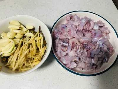 ウシガエルのピクルスを作る手順：3