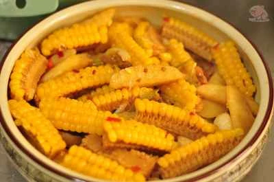 王坡の大きなエビの作り方：9