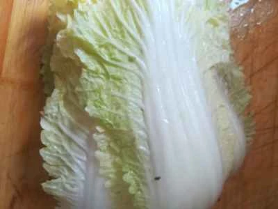 春雨とベビーチンゲン菜の炒め物の作り方：1