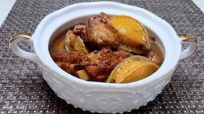 アワビ入り豚スペアリブの煮込みの作り方：11