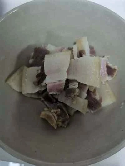 塩豚としわしわ野菜の作り方：1