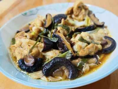 椎茸入り蒸し鶏手羽先のレシピ