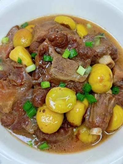 栗の牛テール煮込みレシピ