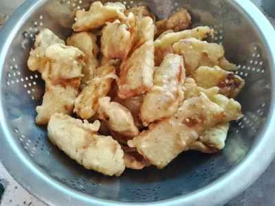 揚げカボチャスライスの作り方：6