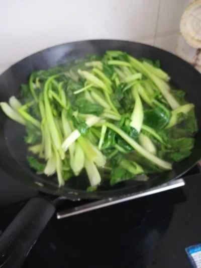 椎茸と白菜の炒め物の作り方：3