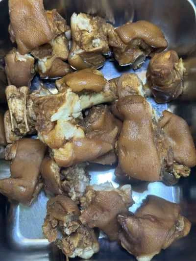 豚足の乾燥鍋の作り方：3