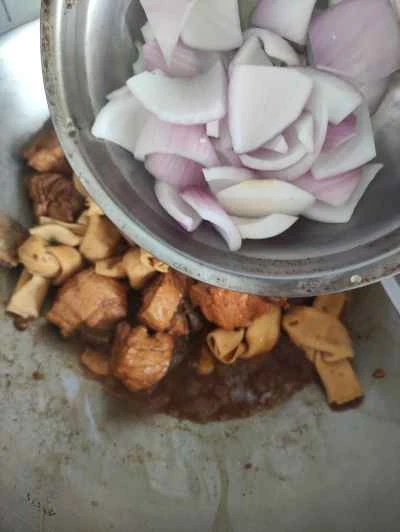 豆腐の結び目と豚スペアリブの煮込みの作り方：6