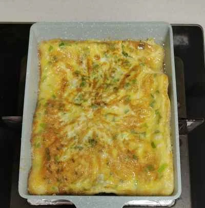 グリーンチリオムレツの作り方：2