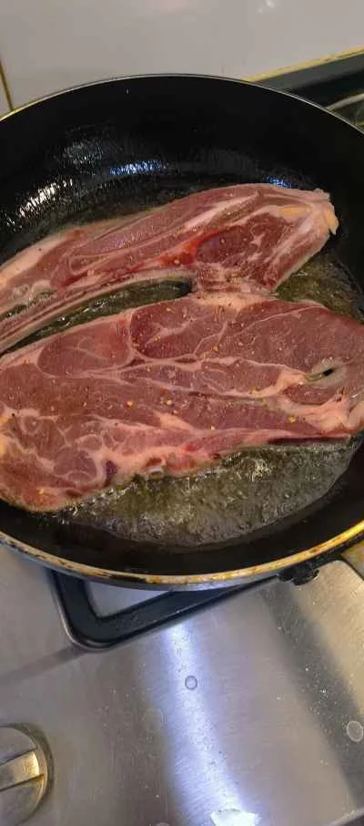 ラムチョップのソテーの作り方：2