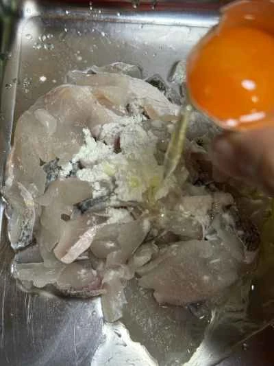 卵入り蒸し魚の切り身 レシピ手順：4