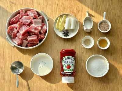 酢豚の作り方：1