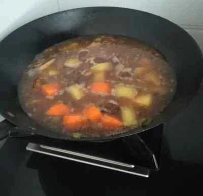 豆とニンジン入り牛肉の煮込みの作り方：5