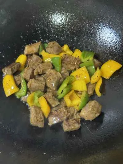 黒胡椒ビーフキューブのレシピ手順：8