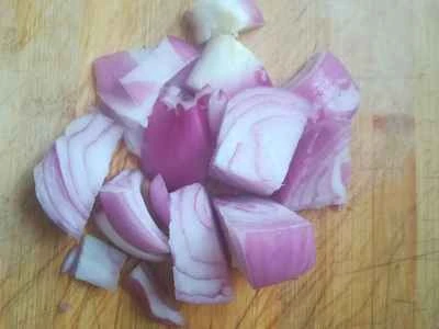 きくらげ、にんじん、玉ねぎの炒め物の作り方：3