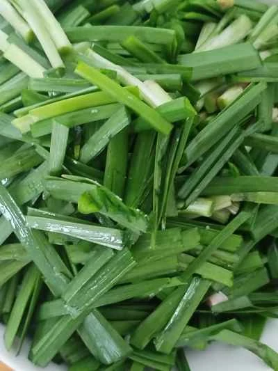 チャイブ入り卵炒めの作り方：4