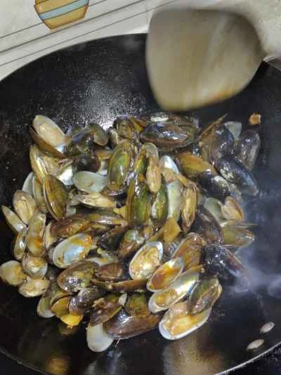 アサリのバジル炒めの作り方：6