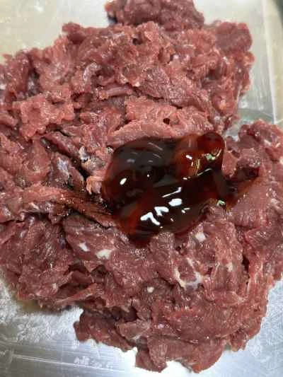 牛肉とエゴマの炒め物の作り方：3