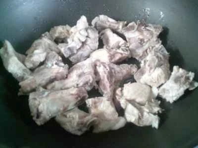 干しタケノコ入り豚バラ肉の煮込みの作り方：4