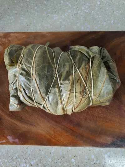 蓮の葉チキンのレシピ手順：10