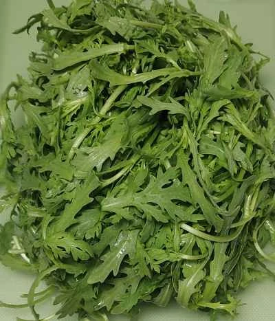 菊菜炒めの作り方：1