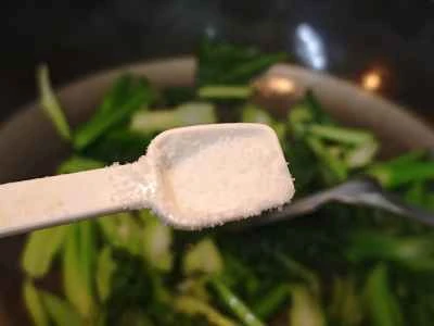 晩春菜の炒め物レシピ手順：5