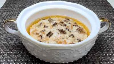 モレル茸の蒸しミートローフのレシピ手順：12