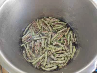 ササゲと牛肉の炒め物の作り方：4