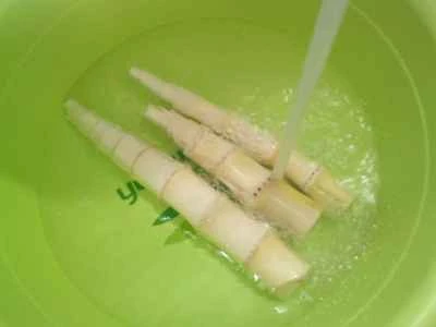 からし菜、たけのこ、ベジタリアンチキンの漬物の作り方：2