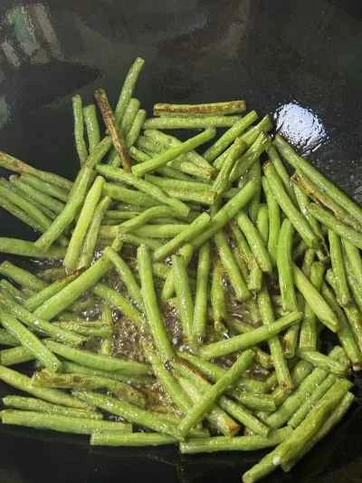 インゲン豆の炒め物の作り方：5