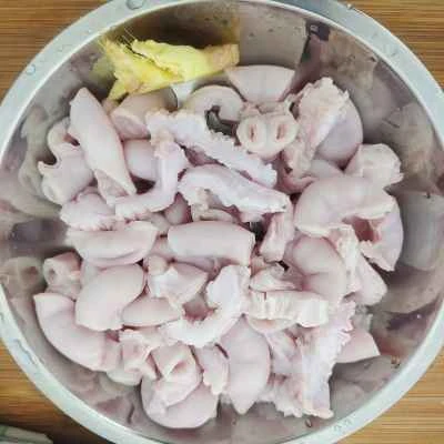 豚腸とキャベツのピクルス炒めの作り方：5