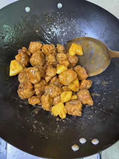 パイナップル入り酢豚スペアリブのレシピ手順：14