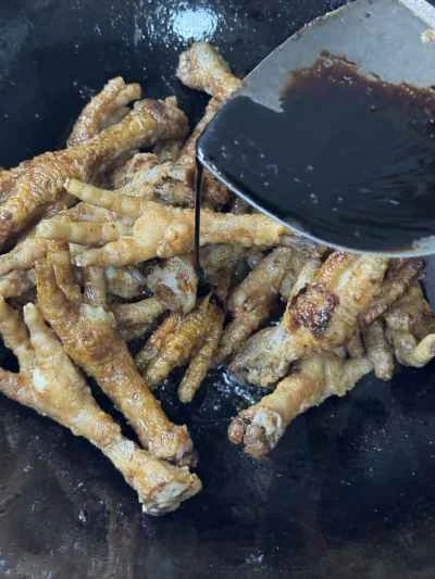 虎皮鶏足の作り方：9