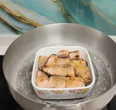 蒸し鮭のレシピ手順：3