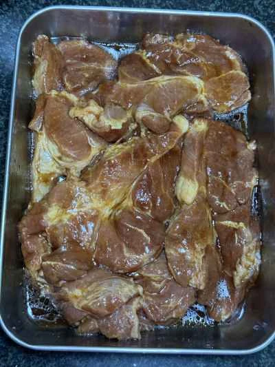 照り焼きポークカツのレシピ手順：4