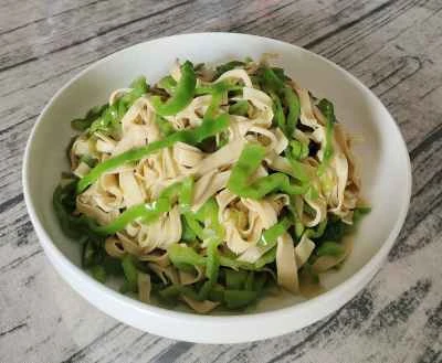 ピーマンと豆腐の炒め物の作り方：6