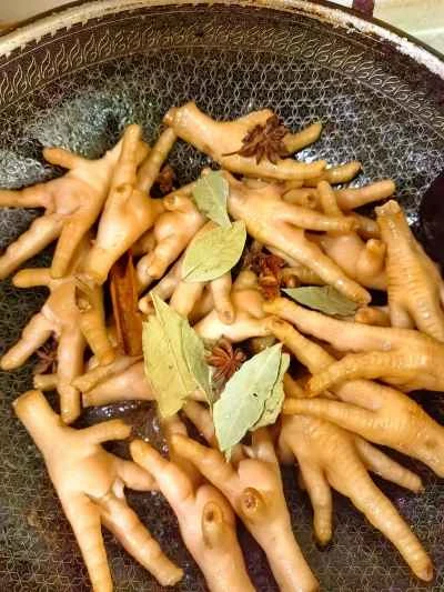 紅来鶏足の作り方：3