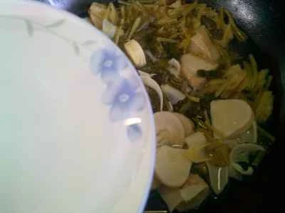 漬物とたけのこ入りベジタリアンチキンの煮込みの作り方：8