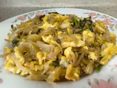 ザワークラウトと卵の炒め物のレシピ