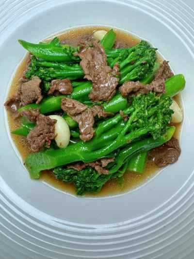 牛肉と甘いブロッコリーの炒め物の作り方：16