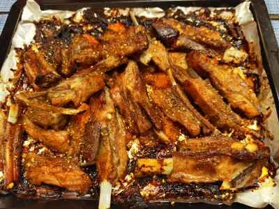 ネギ風味のローストラムチョップの作り方：18