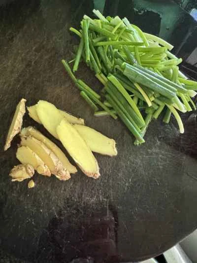 カニ入り餅炒めの作り方：3