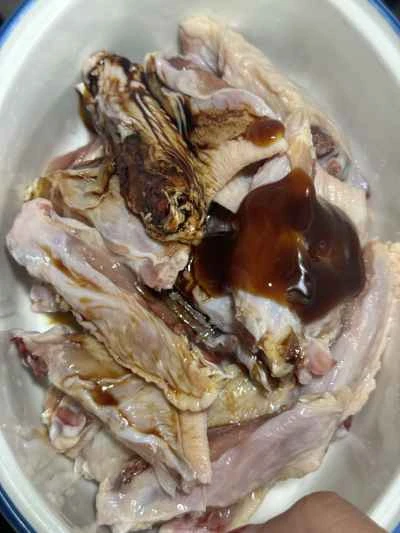 きのこ＆チキンウィングの作り方：2