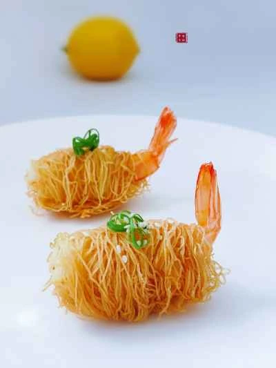 現金で包んだエビのレシピ