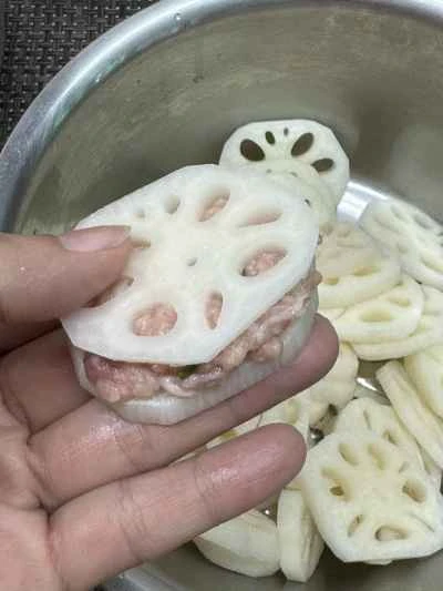 レンコンサンドイッチのレシピ手順：5