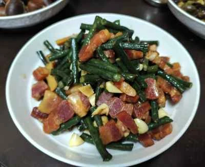 豚肉とインゲンの炒め物の作り方：6