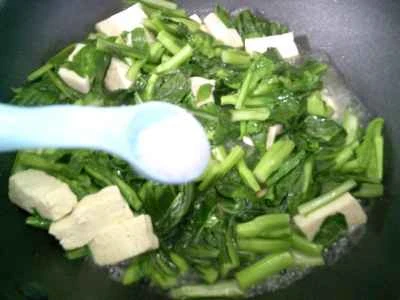 冷凍豆腐と白菜の炒め物の作り方：6