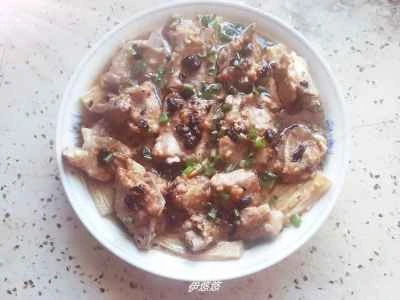 黒豆ソースのスペアリブ蒸し レシピ手順：8