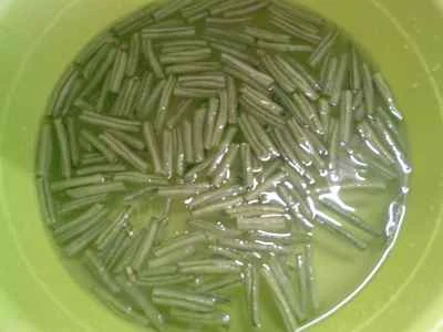 エビとインゲンの炒め物の作り方：3