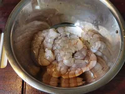 カリカリエビフライの作り方：2