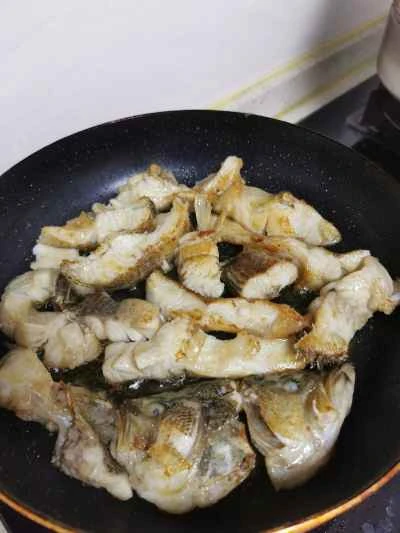 スズキのネギ炒めの作り方：10